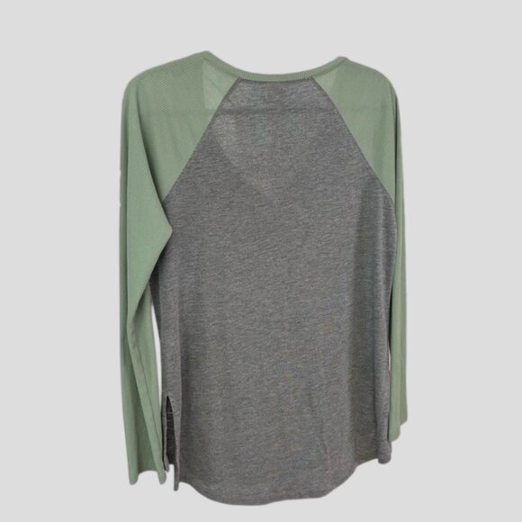 Fox Racing Long Sleeve Grey/Green Top - Picture 4 of 10